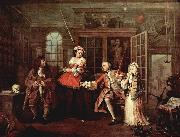 William Hogarth Mariage a la Mode France oil painting artist